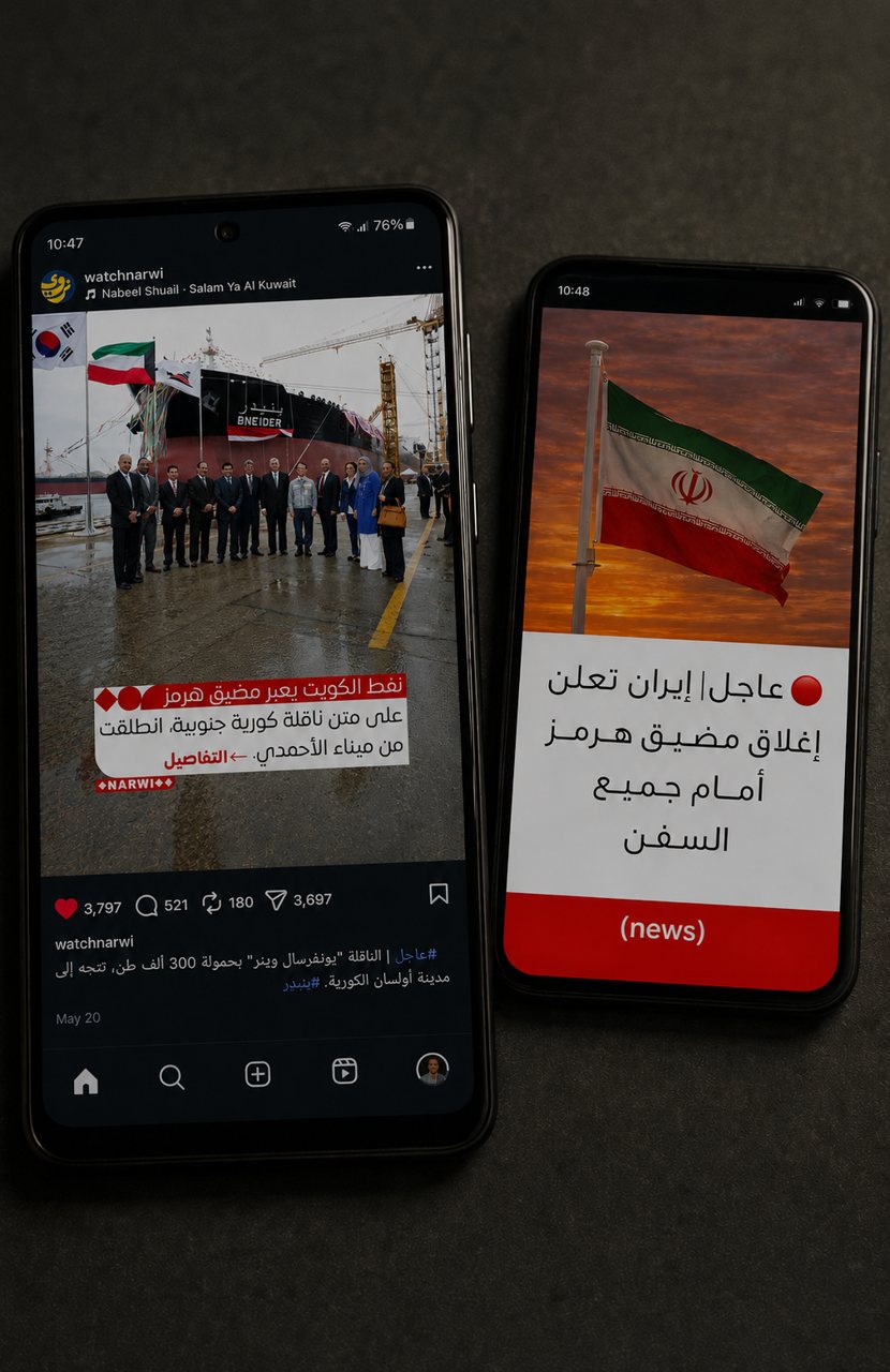 هاتفان يعرضان كاروسيل أخبار نَروي